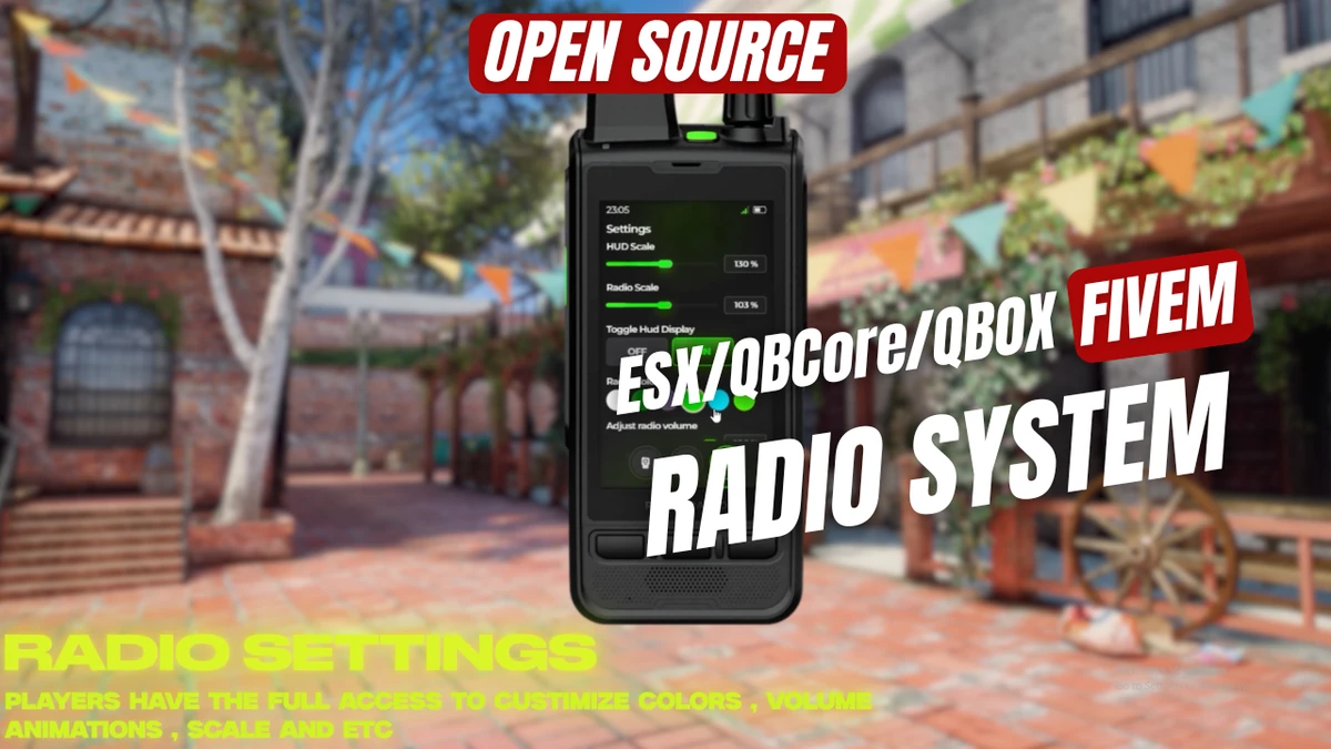 Radio System FiveM | Open Source (ESX/QBCore/QBOX)